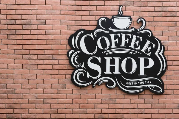 Logo kawiarni. — Zdjęcie stockowe