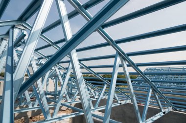 Çelik çatı yapısı.