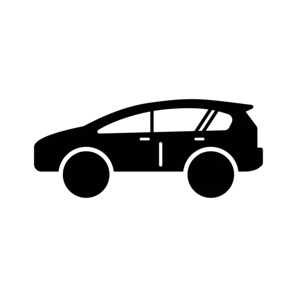 Icono de coche en estilo plano. Símbolo vectorial. Ilustración vectorial — Vector de stock