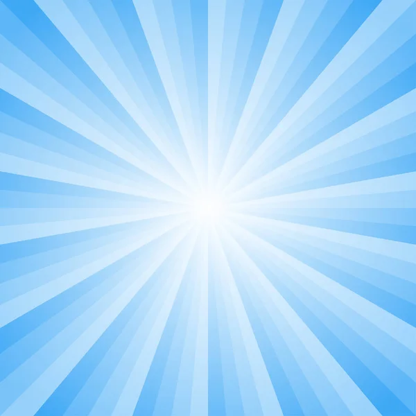 Sun Rays Vector Abstract Blue Sun Rays Background Stock Vector Image