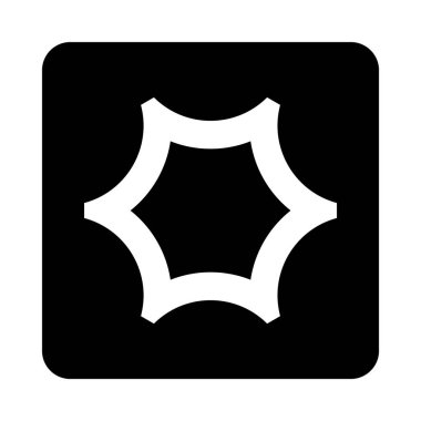  altıgen web simgesi, vektör çizim