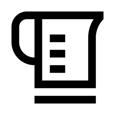  Elektrikli su ısıtıcısı satırı simgesi web, mobil ve infographics, vektör çizim için