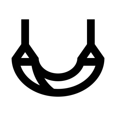  Hamak web simgesi, vektör çizim