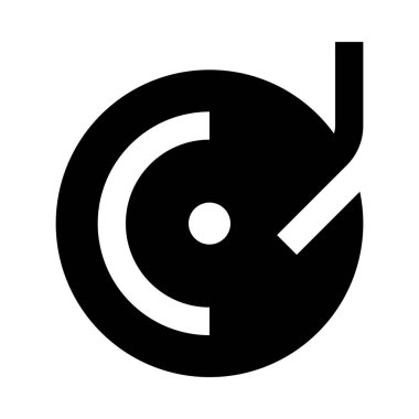  Vinil web simgesi, vektör çizim