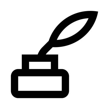  Mürekkep web simgesi, vektör çizim