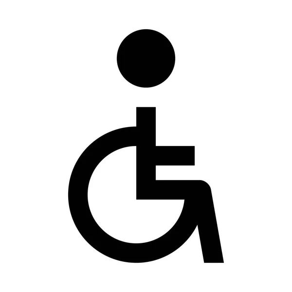 Icona Web Disabilitata Illustrazione Vettoriale — Vettoriale Stock