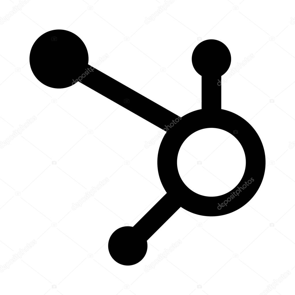 Hubspot  web icon, vector illustration