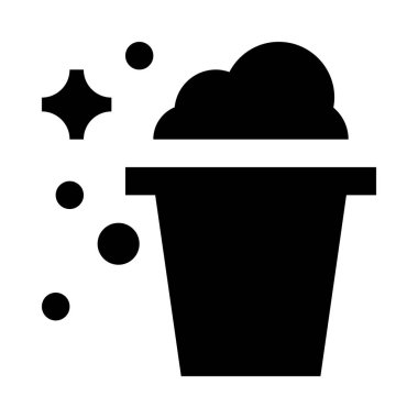 Temizlik ekipmanları simgesi