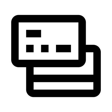 Kredi kartı web simgesi