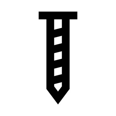 web, mobil ve infographics, vektör çizim için zımbanın satırı simgesi