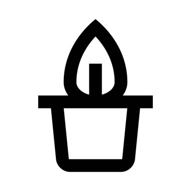 web, mobil için simge ve infographics, vektör çizim çiçek satırı