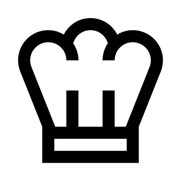 Ilustración del icono sombrero masculino — Vector de stock