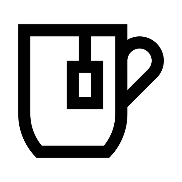 Icono de taza de té — Vector de stock