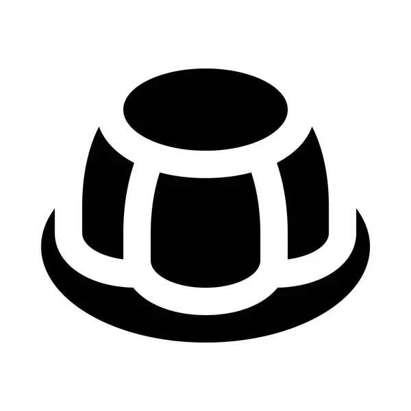 Simple donut icono — Vector de stock