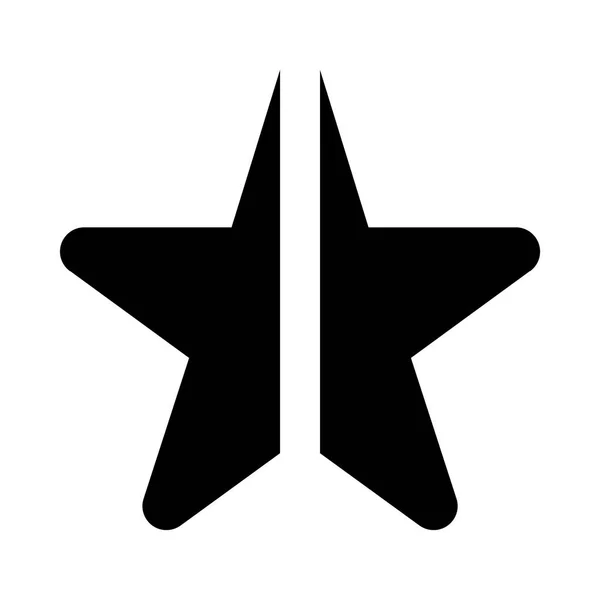 Ilustrasi ikon bintang - Stok Vektor