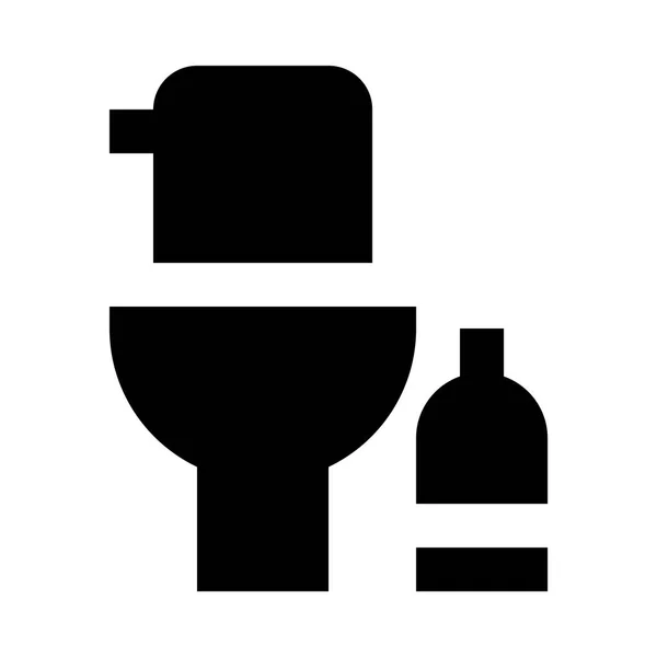 Toalete Ícone Simples Ilustração Vetorial —  Vetores de Stock