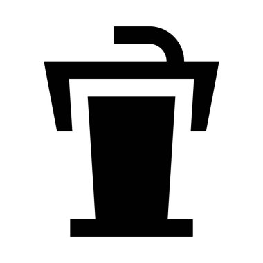 Performans konuşmacı illüstrasyonu için Tribün 