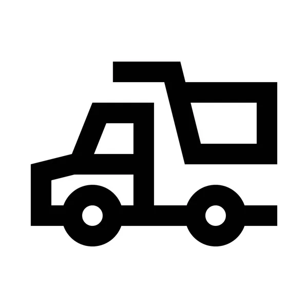 Vrachtwagen web pictogram — Stockvector