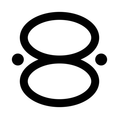 Beyaz arka planda izole Şekil simgesi 