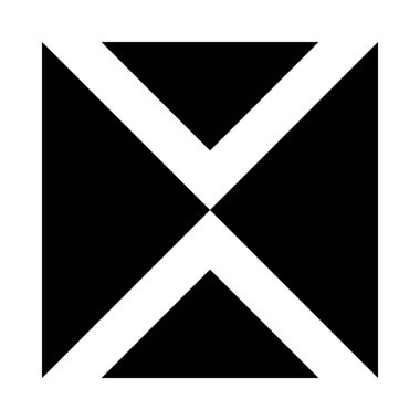 Beyaz arka planda izole Şekil simgesi 