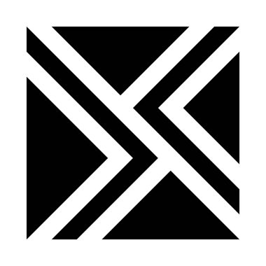 Beyaz arka planda izole Şekil simgesi 