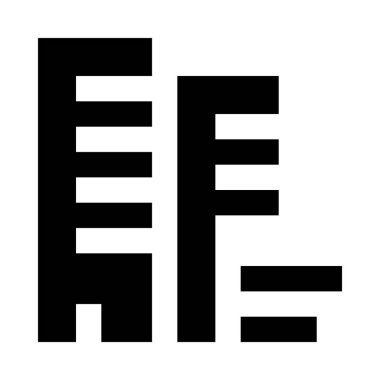 Beyaz arkaplanda izole edilmiş simge 