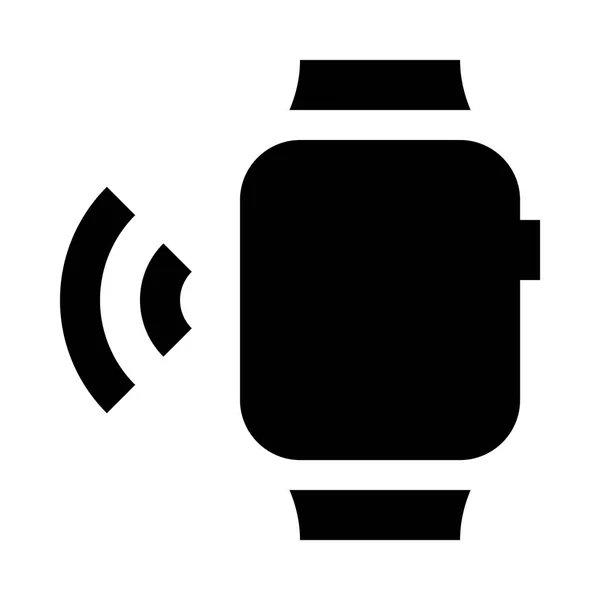 Smart Watch Icon Geïsoleerd Witte Achtergrond — Stockvector