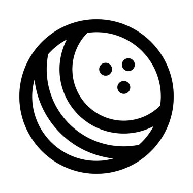 Bowling topunun vektör illüstrasyonu