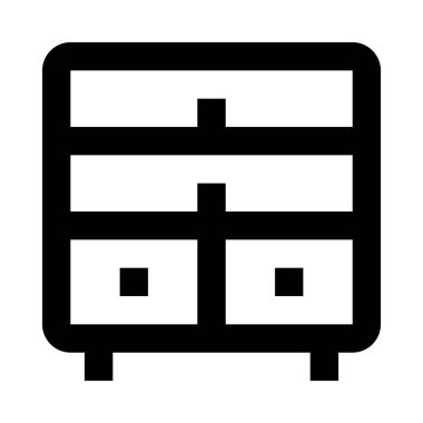 Komodinin vektör çizim