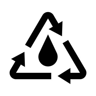 su sirkülasyonu vektör illüstrasyon