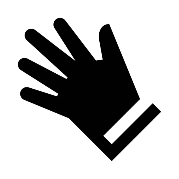 Vector Illustratie Van Golf Handschoen — Stockvector