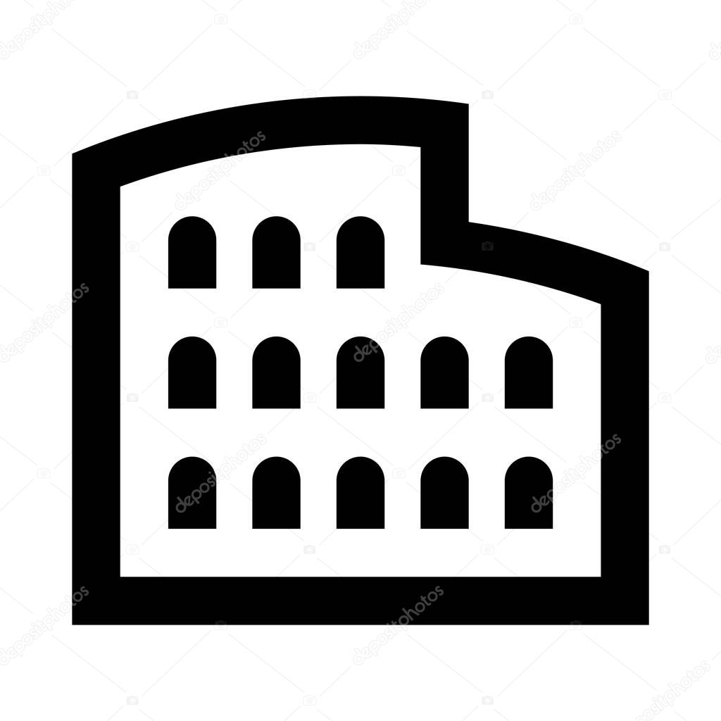 Vector illustration of coliseum