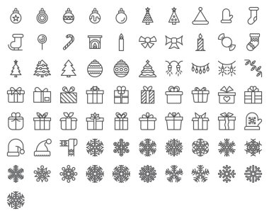 Noel simgeleri kümesi