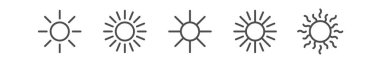 Güneş simgeleri kümesi