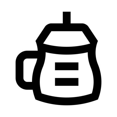 bebek şişe vektör çizim 