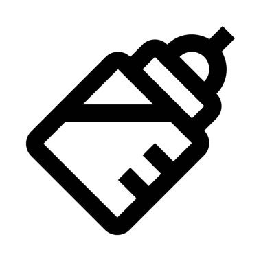 bebek şişe vektör çizim 