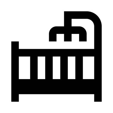 Beşik simge vektör çizim 