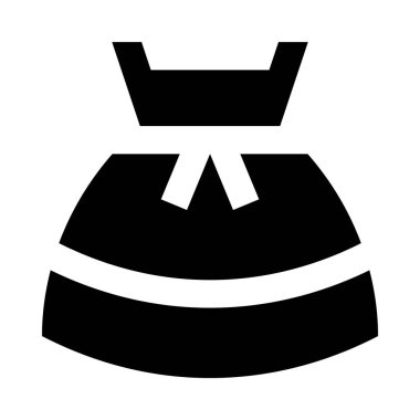 elbise simgesi vektör illüstrasyonu 