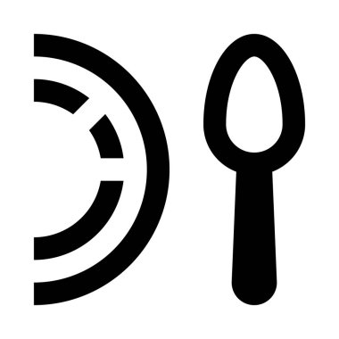 çanak simgeler vektör illüstrasyon 