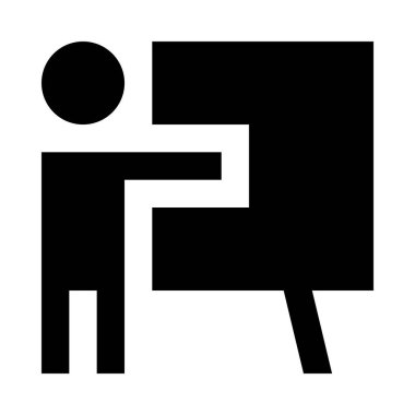  Öğretmen, eğitmen vektör illüstrasyonu 