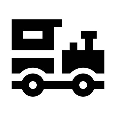 Oyuncak buhar motoru vektör çizimi 