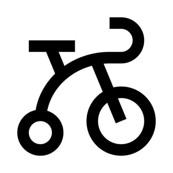 Icona Bici Vettoriale Illustrazione — Vettoriale Stock