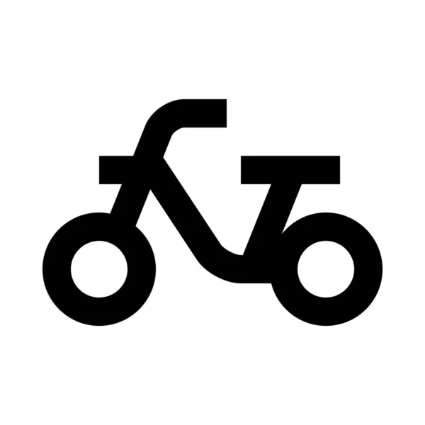 Icono Bicicleta Vector Ilustración — Archivo Imágenes Vectoriales