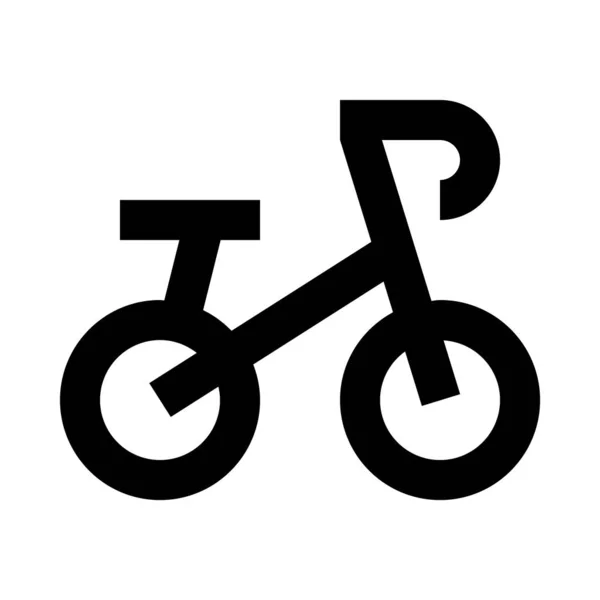 Fahrrad Ikone Vektor Illustration — Stockvektor