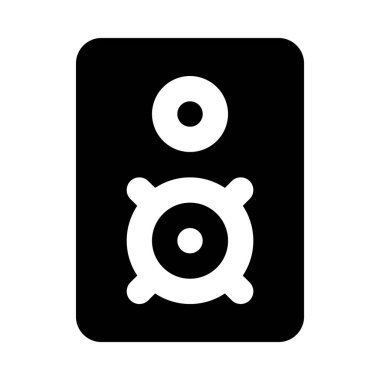 ses sistemi simgesi, vektör illüstrasyonu    