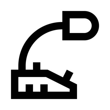 mikrofon konferans simgesi, vektör illüstrasyonu    