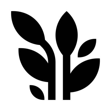 bitki ağ simgesi, vektör illüstrasyonu