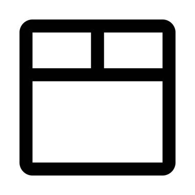 Bloklar web simgesi, vektör illüstrasyonu