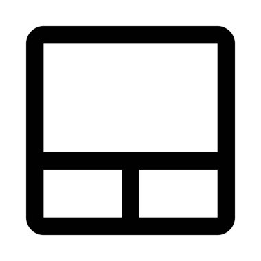 Bloklar web simgesi, vektör illüstrasyonu