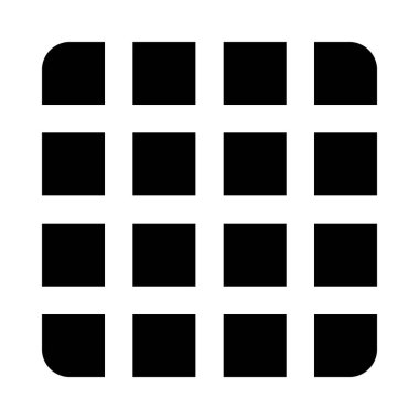 Bloklar web simgesi, vektör illüstrasyonu